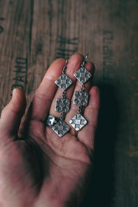 Ruth Earrings -- Triple Dangle