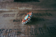 Load image into Gallery viewer, Sunset Cluster Ring -- Size 7.25