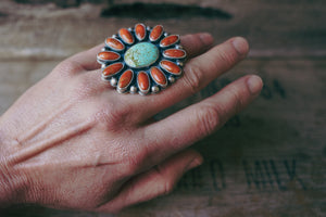 Sunset Cluster Ring -- Size 7.25