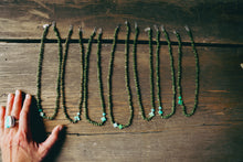 Load image into Gallery viewer, Beadstrands -- Russian jade and carved turquoise crosses