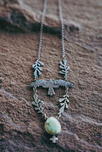 Load image into Gallery viewer, Redtail Necklace -- Dewdrop Variscite
