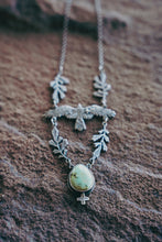 Load image into Gallery viewer, Redtail Necklace -- Dewdrop Variscite