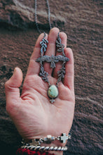Load image into Gallery viewer, Redtail Necklace -- Dewdrop Variscite