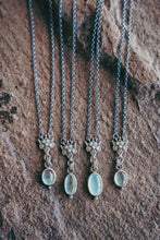 Load image into Gallery viewer, Petal Necklace -- Aquamarine