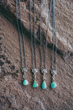 Load image into Gallery viewer, Petal Necklace -- Turquoise