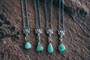Petal Necklace -- Turquoise