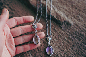 Petal Necklace -- Ametrine