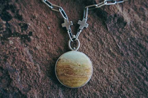 Jackrabbit Necklace -- Gunnary Point Jasper