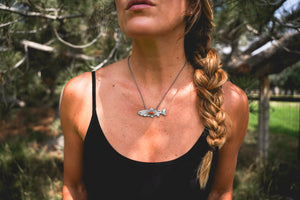 Trout Necklace -- Coral