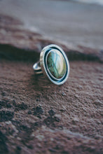Load image into Gallery viewer, Strong Ring -- Kingman Turquoise -- Size 10