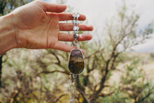 Load image into Gallery viewer, Many Moons Necklace -- Rams Horn Agate