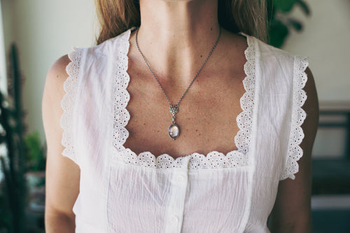 Petal Necklace -- Ametrine