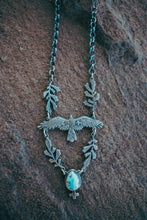 Load image into Gallery viewer, Redtail Necklace -- Lavender Turquoise