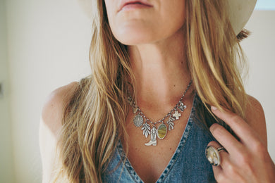 Summertime Charm Necklace -- Succor Creek Jasper