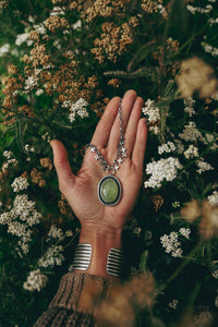 Mercy Necklace -- Prehnite