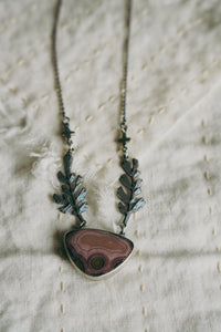 Sagebrush Sea Necklace -- Agua Nueva Agate