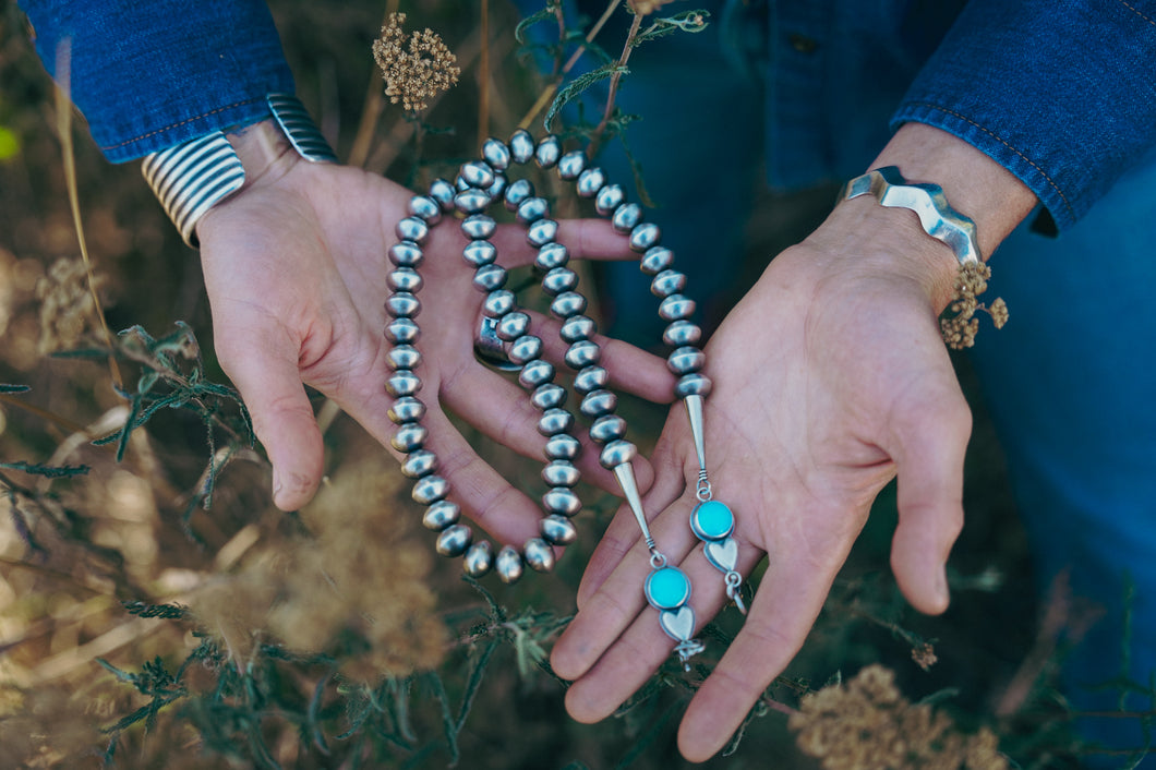 Benchbead Necklace -- Ithaca Turquoise