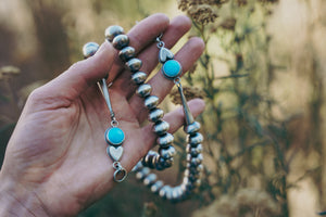 Benchbead Necklace -- Ithaca Turquoise