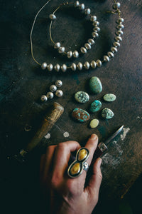 Strong Rings -- Great Basin Turquoise and Variscites