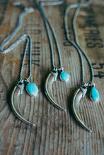 Load image into Gallery viewer, Scrappy Necklace -- Sterling and Turquoise