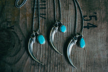 Load image into Gallery viewer, Scrappy Necklace -- Sterling and Turquoise
