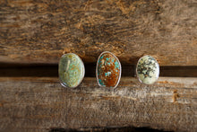 Load image into Gallery viewer, Strong Rings -- Great Basin Turquoise and Variscites