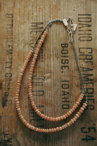 Beadstrand -- Peach Moonstone