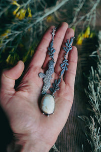 Redtail Necklace -- Cerillos Variscite