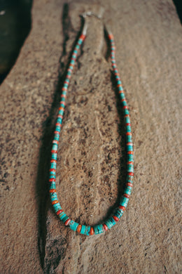 Beadstrand -- Spiny Oyster and Kingman Turquoise