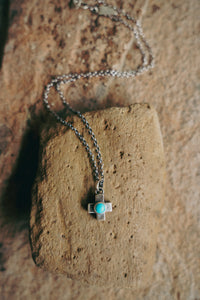 Light Burden Necklace -- Turquoise