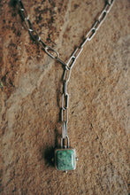 Load image into Gallery viewer, Bare and Strong Necklace -- Blue Boy Variscite