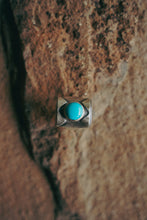 Load image into Gallery viewer, Zig Zag Ring -- Ithaca Turquoise