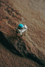 Load image into Gallery viewer, Zig Zag Ring -- Ithaca Turquoise