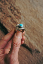 Load image into Gallery viewer, Zig Zag Ring -- Ithaca Turquoise