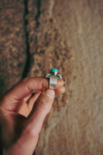 Load image into Gallery viewer, Zig Zag Ring -- Ithaca Turquoise