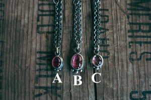Daily Necklace -- Pink Tourmaline