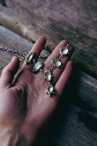 Glimmer Necklace -- Green Amethyst
