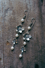 Load image into Gallery viewer, Apple Blossom Earrings -- Pearl