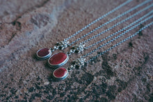 Load image into Gallery viewer, Petal Necklace -- Ruby