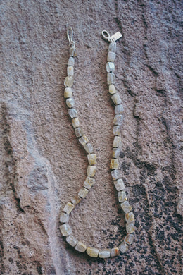 Beadstrand -- Rutile Quartz -- Hand knotted silk