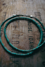 Load image into Gallery viewer, Turquoise Strand -- Bronze Arrow and Sterling Heart Clasp