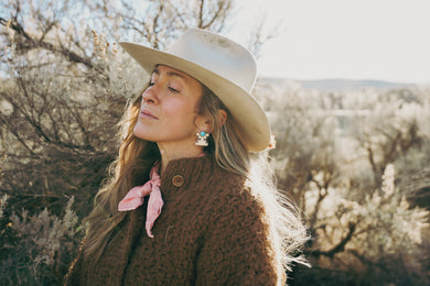 Canyon Post Earrings -- Ithaca Turquoise