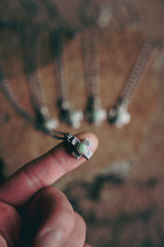 Light Burden Necklace -- Turquoise
