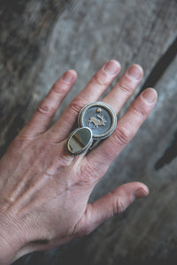 Saint Wapiti Ring -- Size 7.5