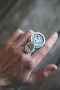 Saint Wapiti Ring -- Size 7.5