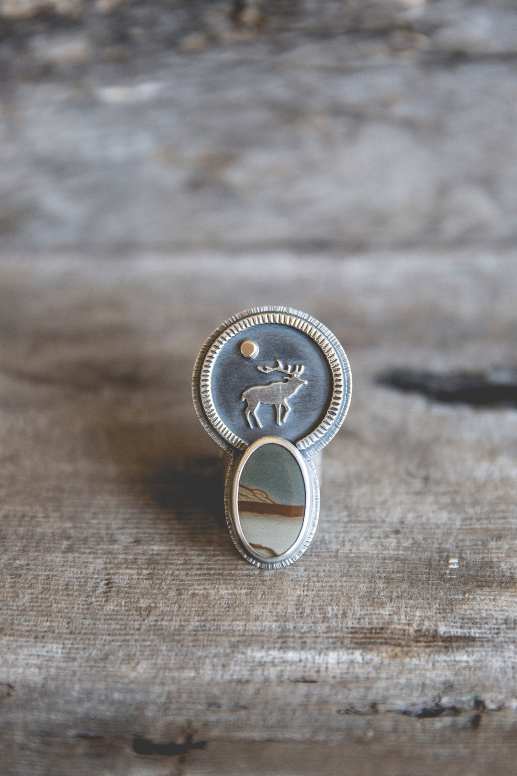 Saint Wapiti Ring -- Size 7.5