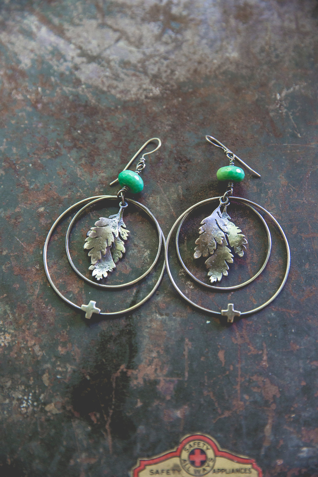 Beauty and Blight Earrings -- One Of A Kind