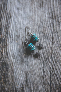 Light Burden Earrings -- Turquoise