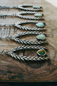 Winnowing Necklace -- Turquoise