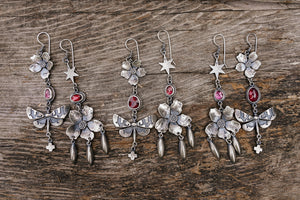 Apple Blossom Earrings -- Approximate Rhyme
